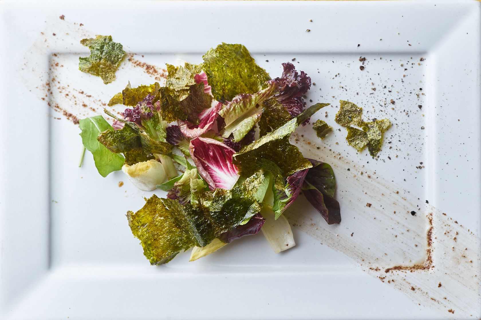 Dish in a restaurant