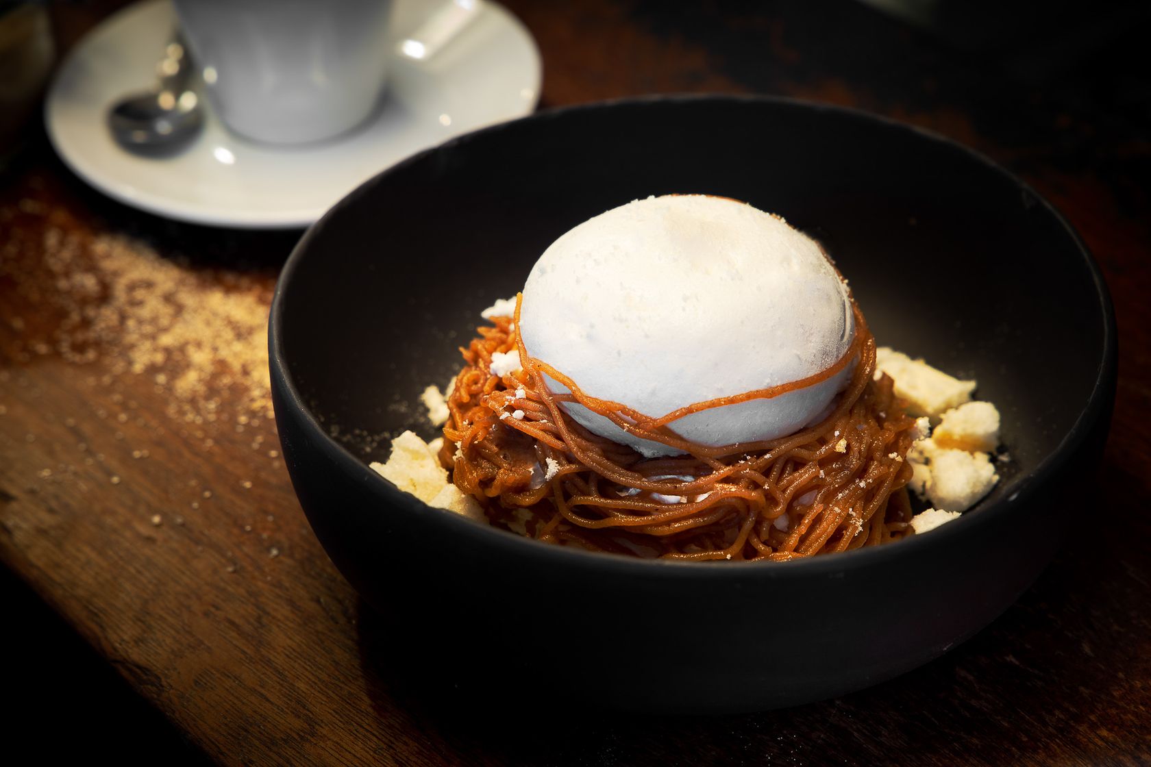 Dish in a restaurant