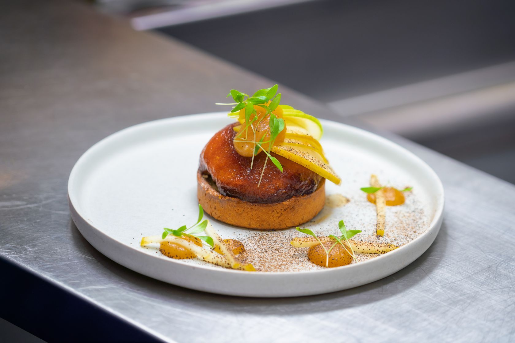 Dish in a restaurant