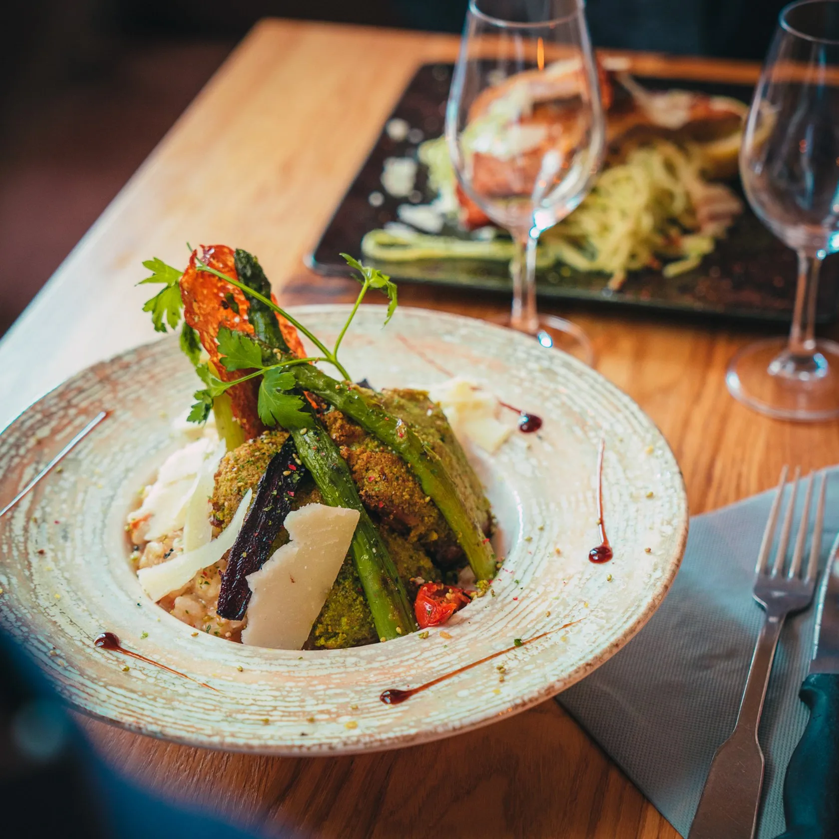 Plat en restaurant
