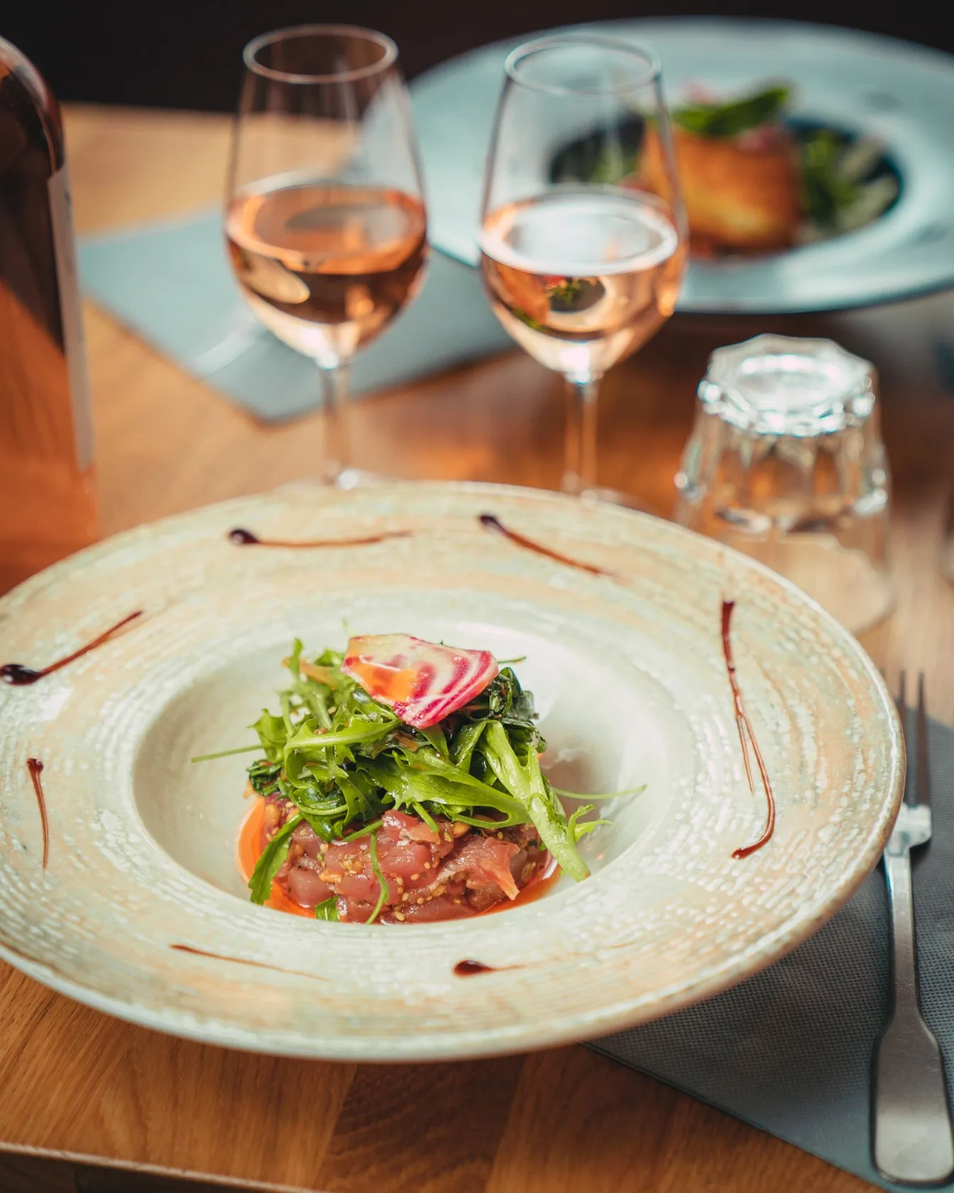 Plat en restaurant