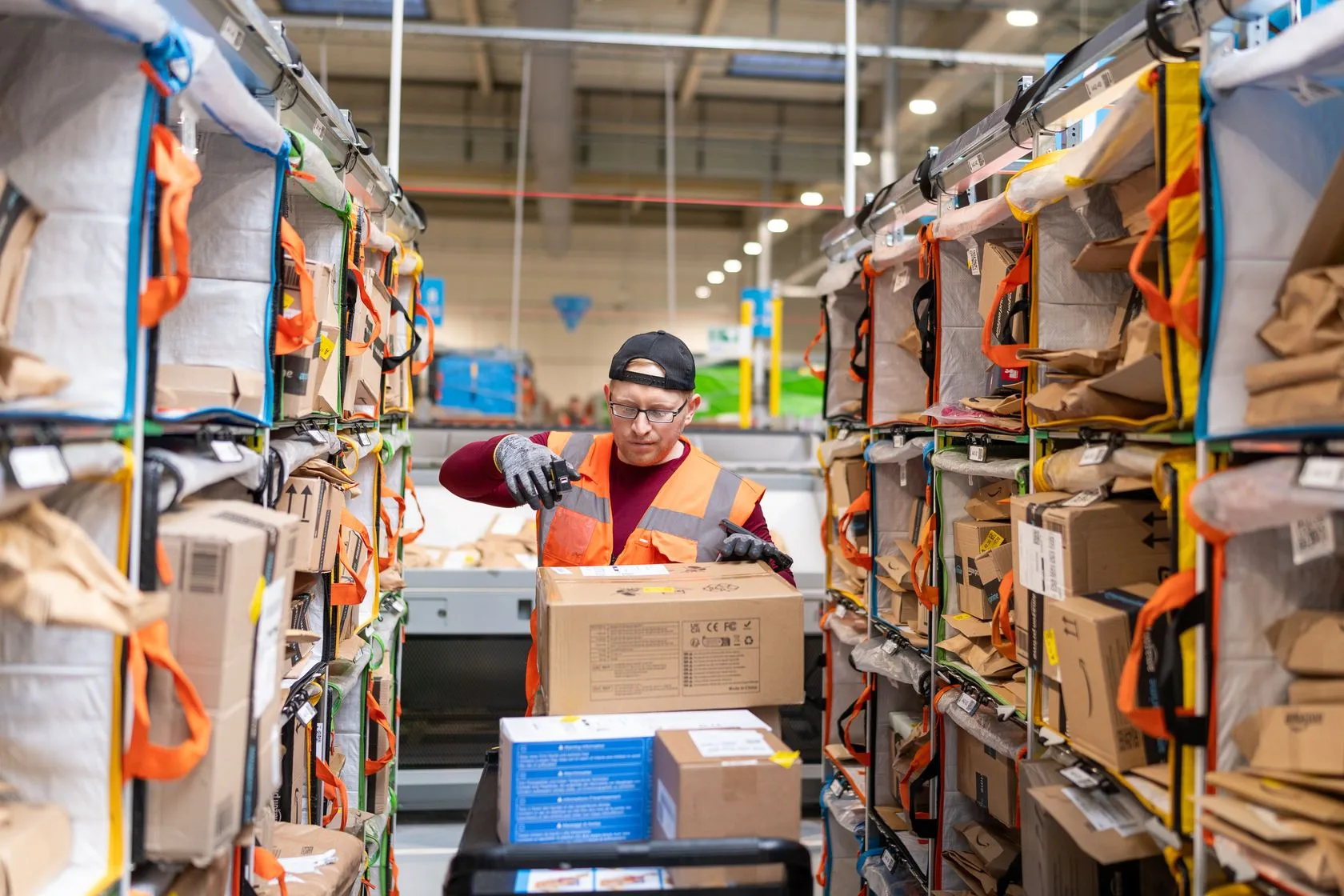 Reportage site logistique