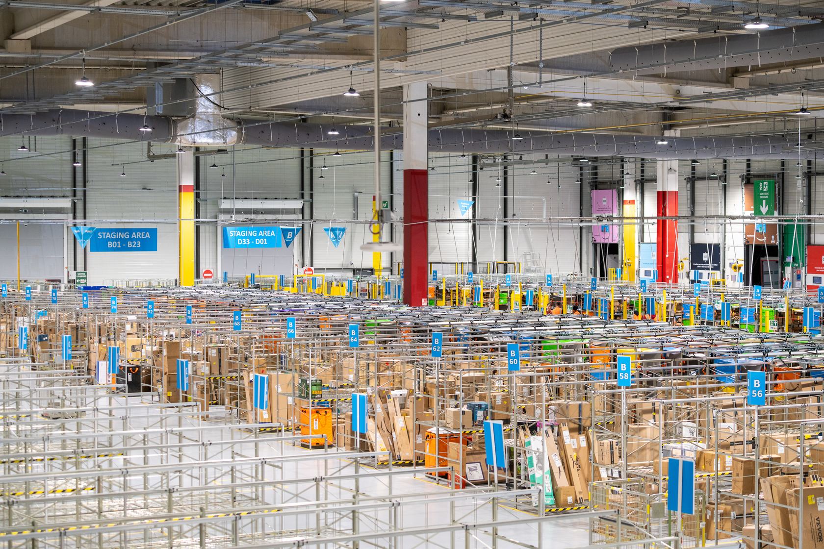Logistics site reportage