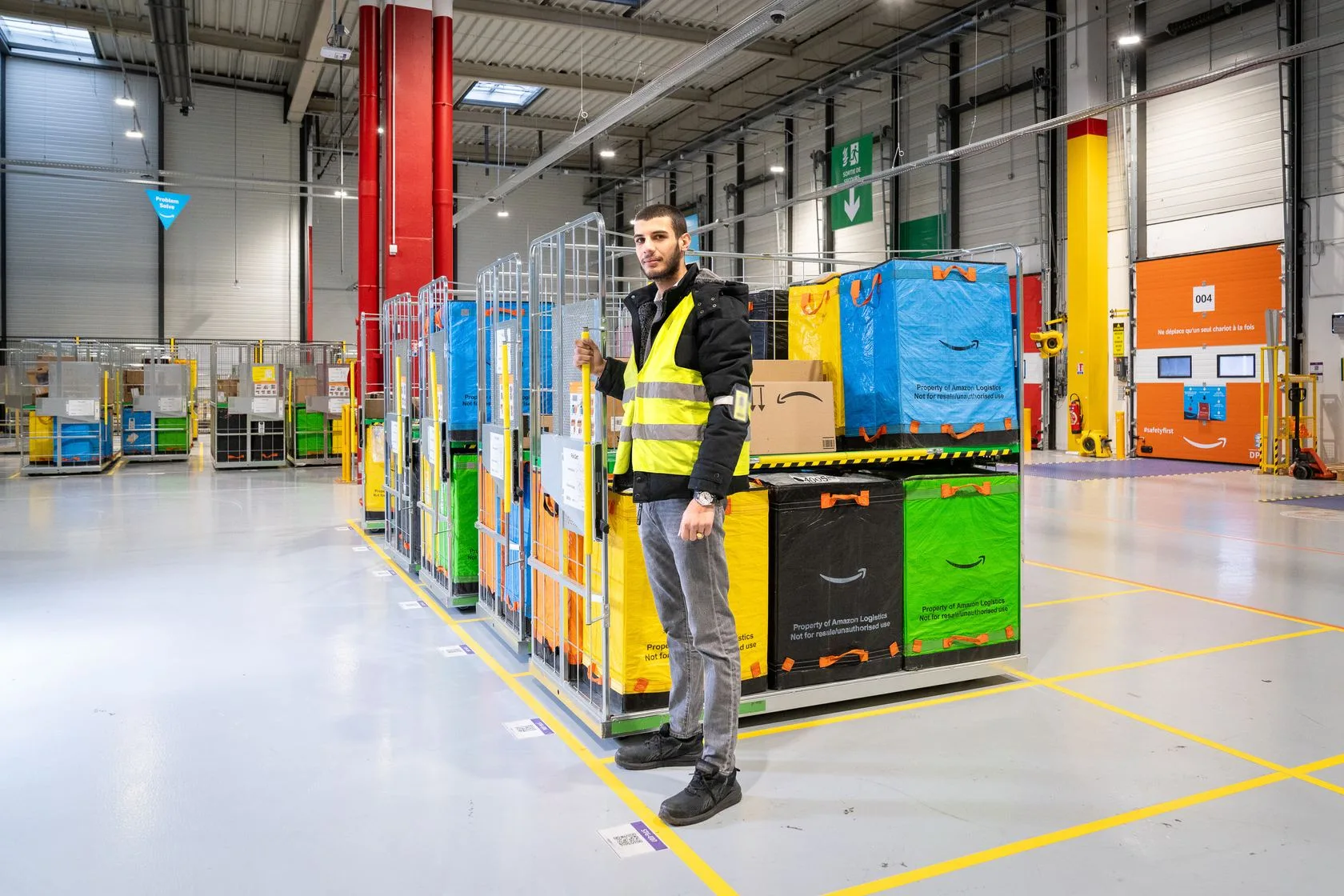 Reportage site logistique