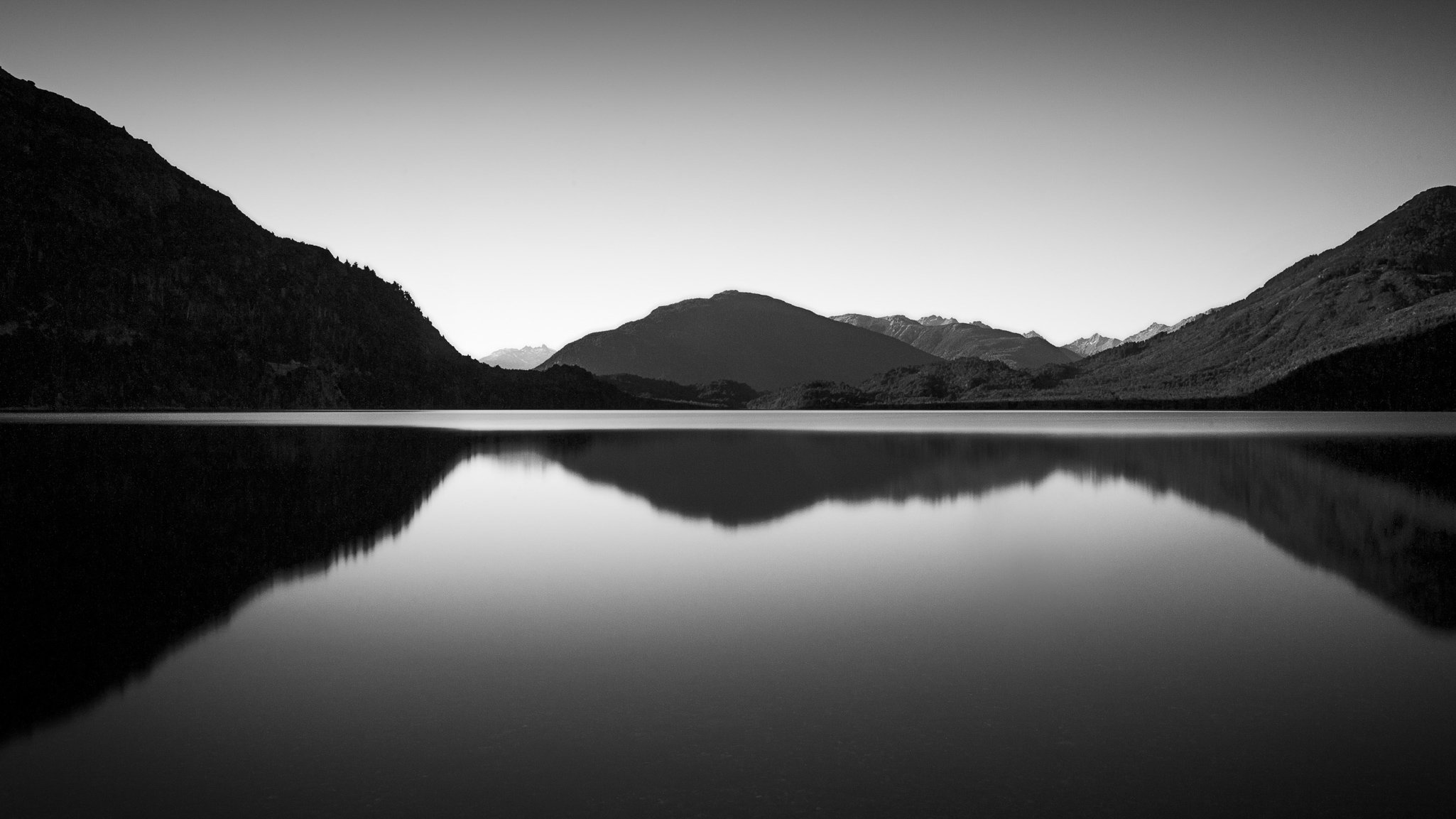 Fine-art seascape, long exposure, black and white