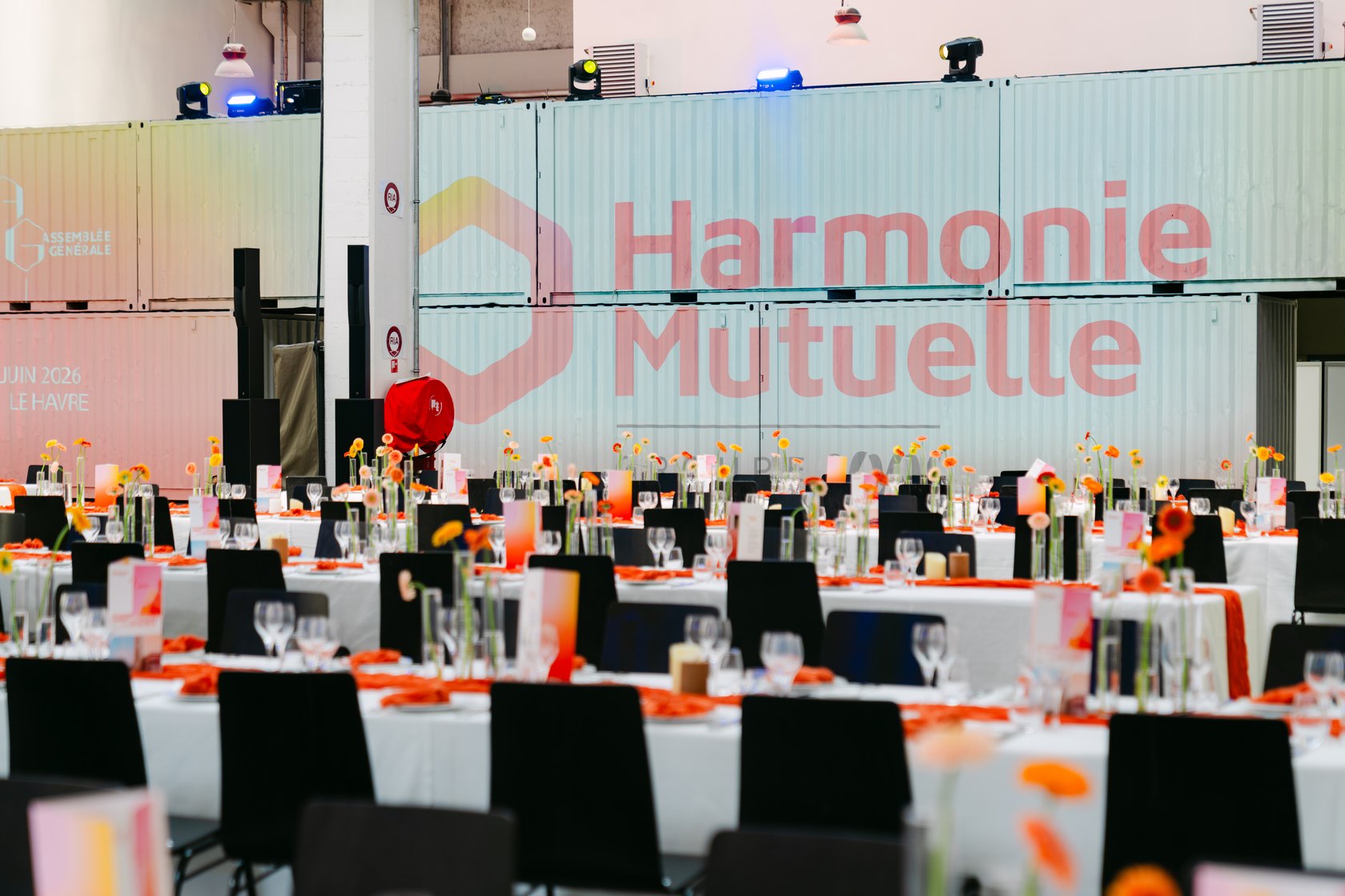 Harmonie Mutuelle's annual general meeting at the Carr&eacute; des Docks