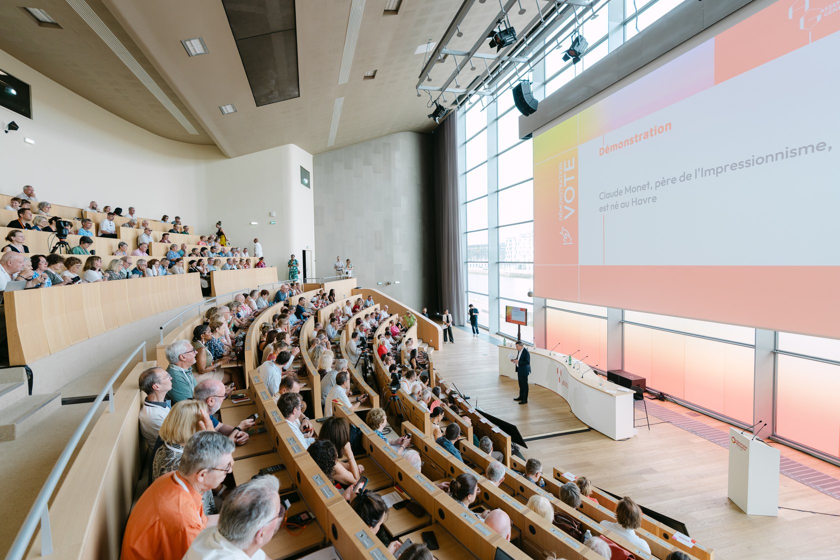 Harmonie Mutuelle's annual general meeting at the Carr&eacute; des Docks